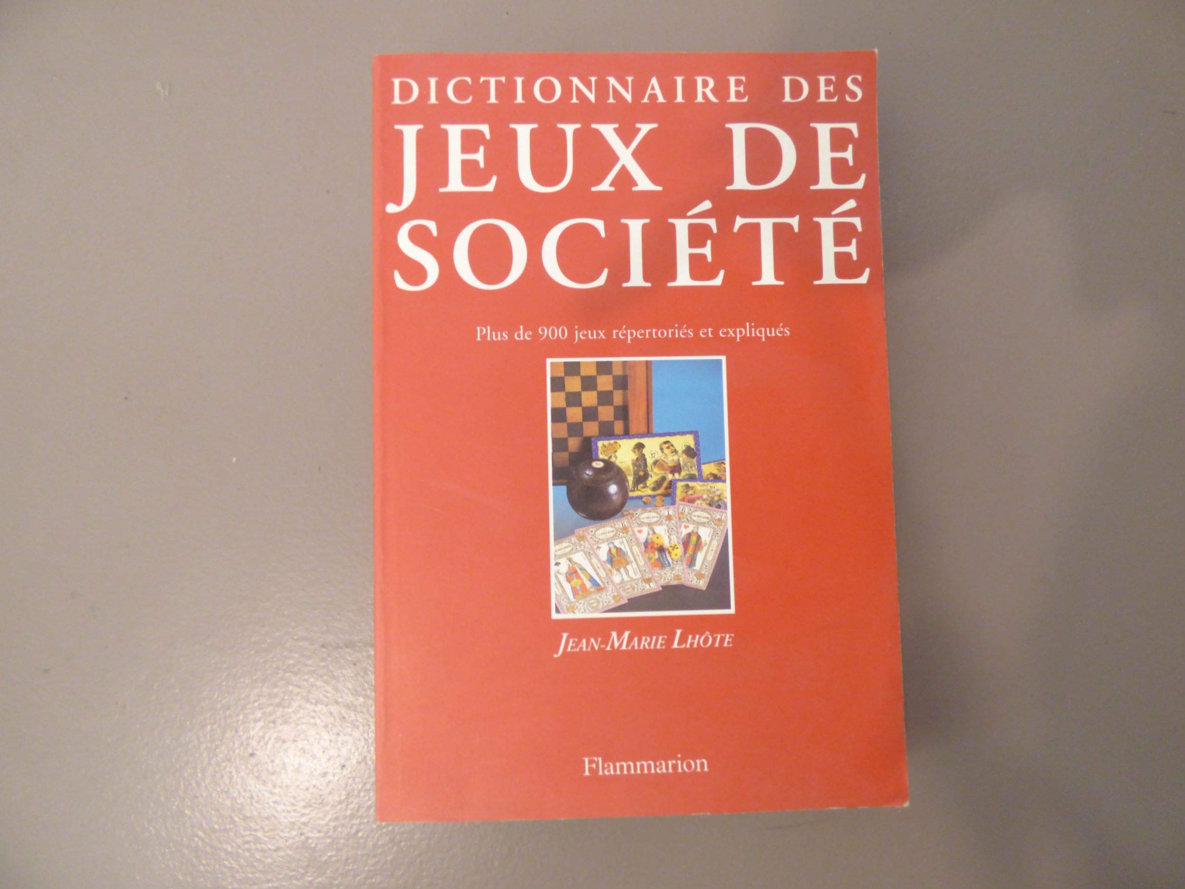 Dictionnaire des jeux de société Books