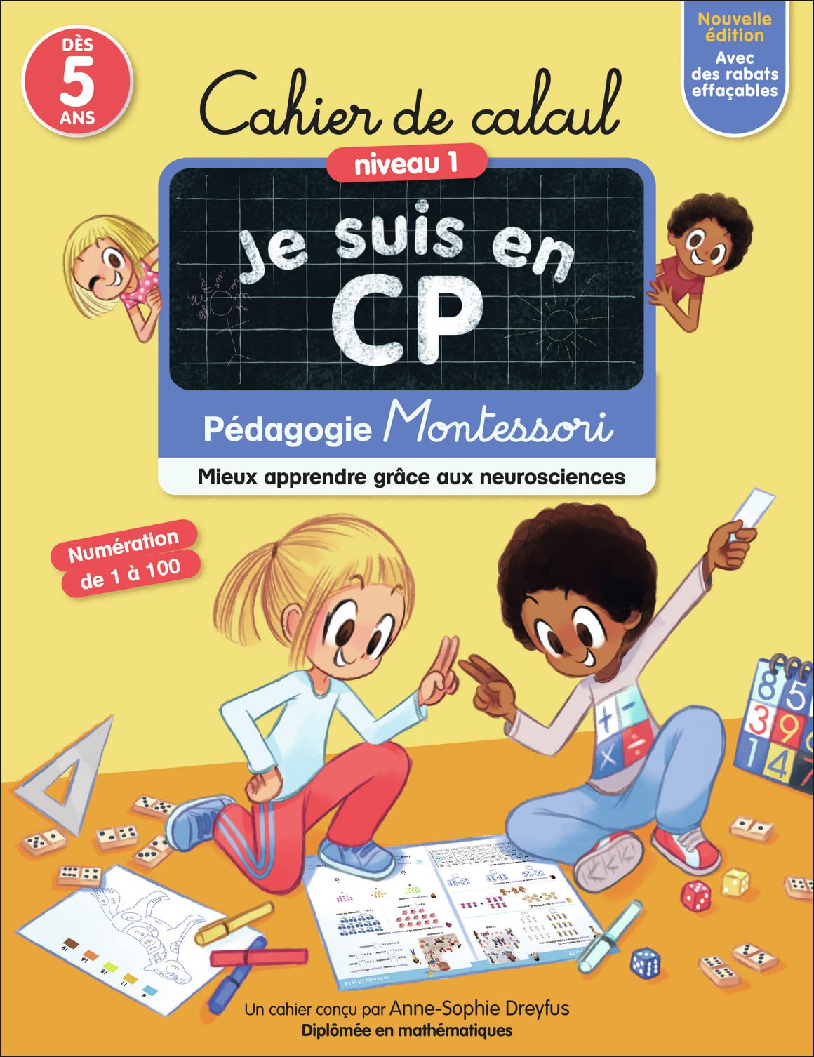 Je suis en CP - Cahier de Calcul: Pédagogie Montessori - Mieux apprendre grâce aux neurosciences Professional & Reference Books