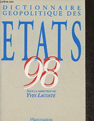 Dictionnaire géopolitique des États 1998 book