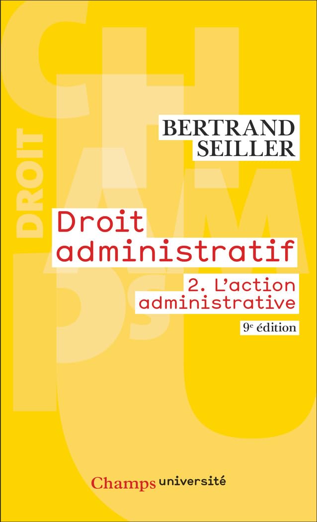 Droit administratif: L'action administrative (2) Law