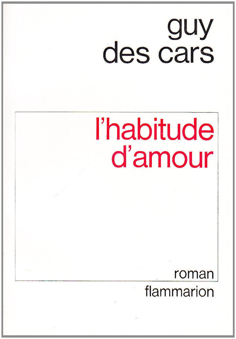 L'Habitude d'amour book
