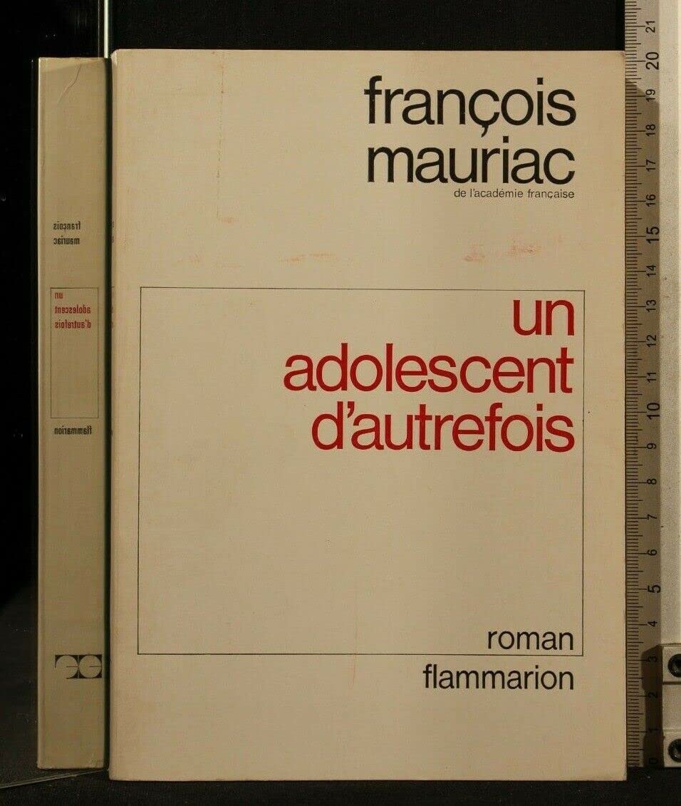 Un Adolescent d'autrefois book