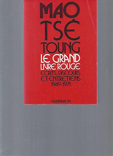Le Grand livre rouge : écrits, discours et entretiens, 1949-1971 Contemporary literature