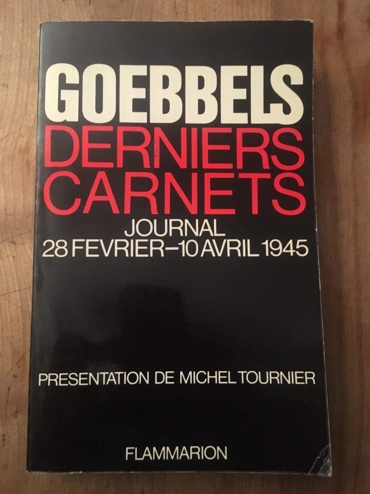 Derniers carnets : journal 28 févr.-10 avr. 1945 Contemporary literature