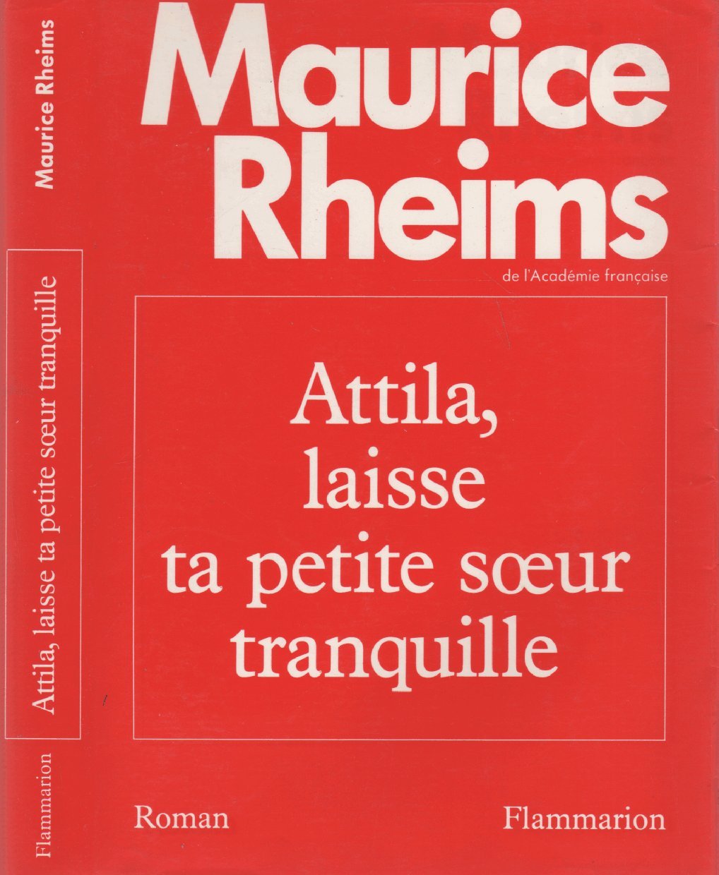 Attila, laisse ta petite soeur tranquille Contemporary literature