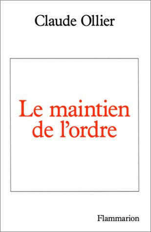 Le Maintien de l'ordre book