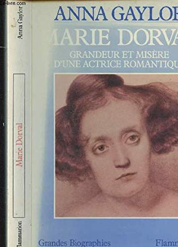 Marie dorval grandeur et misere d'une actrice book