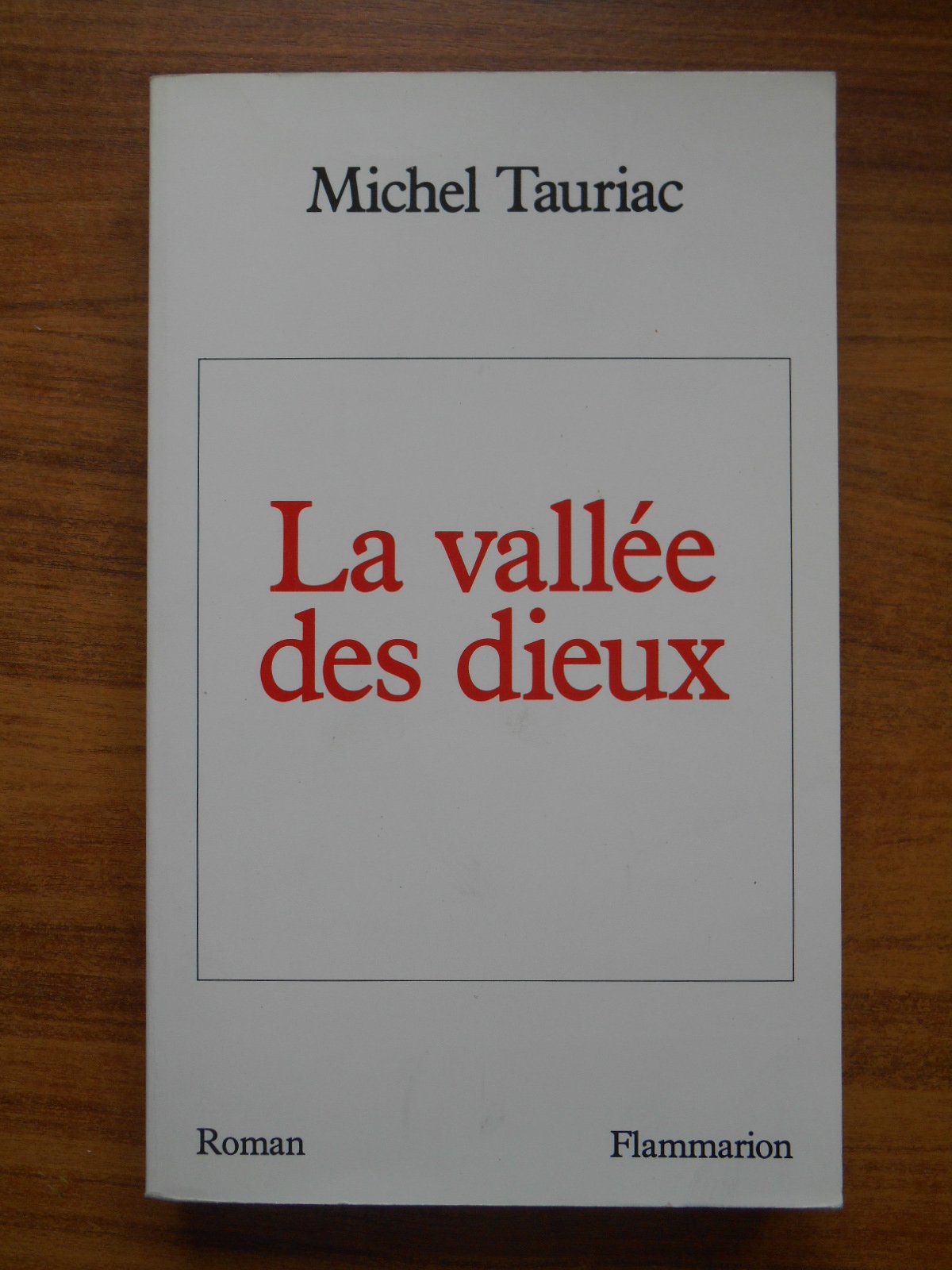 Vallee des dieux (La) Contemporary literature