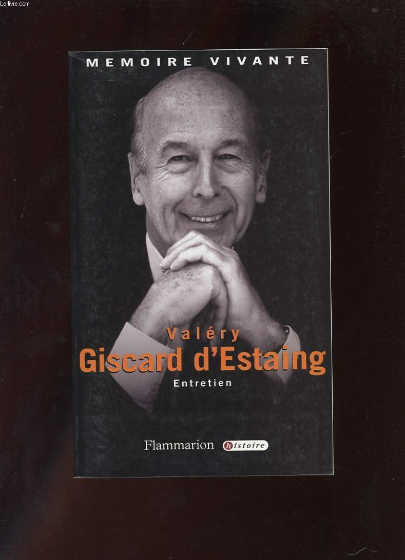 Valéry Giscard d'Estaing: Entretien Books