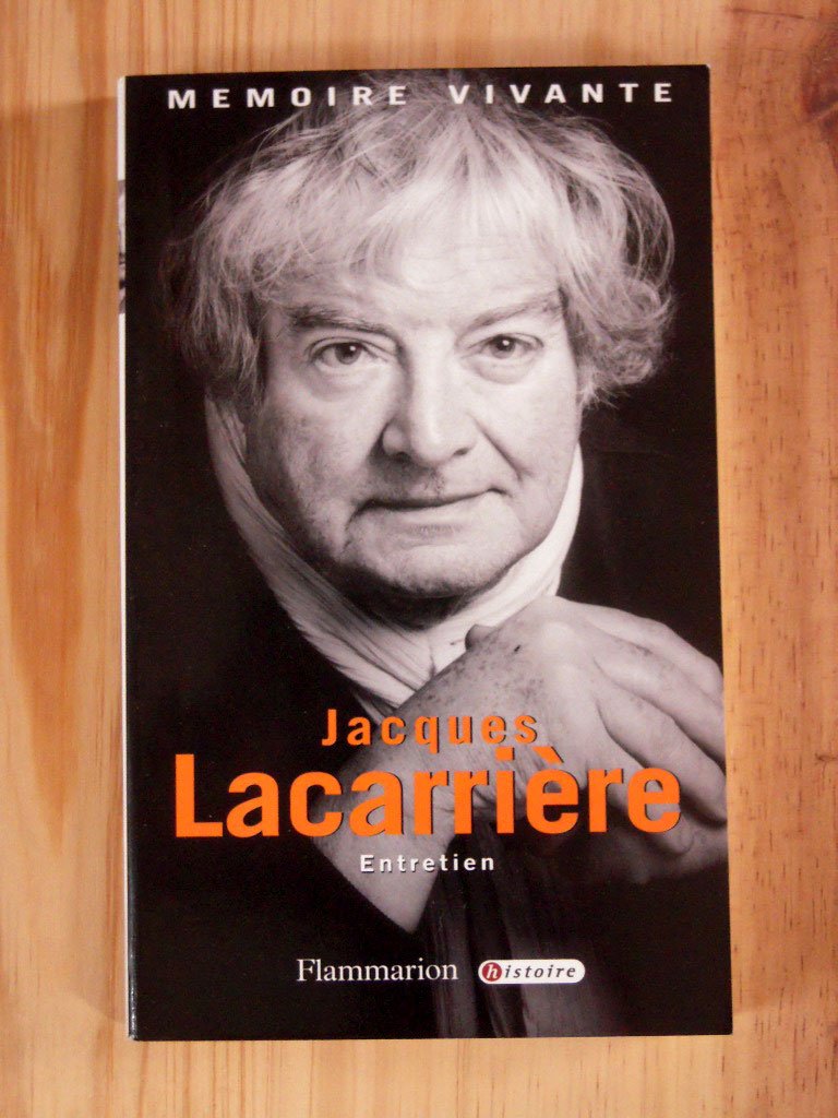 Jacques Lacarrière : Entretien avec Jean Lebrun book