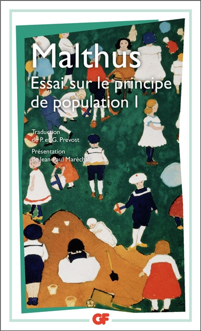 Product Image: Essai sur le principe de population. Vol. 1