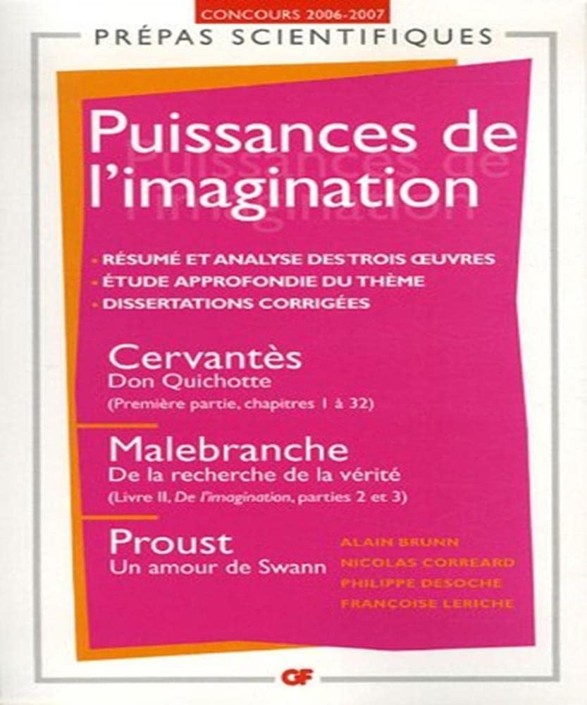 Les puissances de l'imagination : Cervantès, Malebranche, Proust book