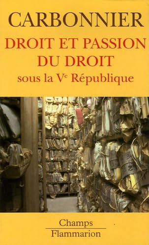 Droit et passion du droit : Sous la Ve République Books