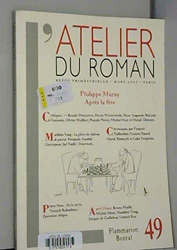 L'Atelier du roman: Philippe Muray book