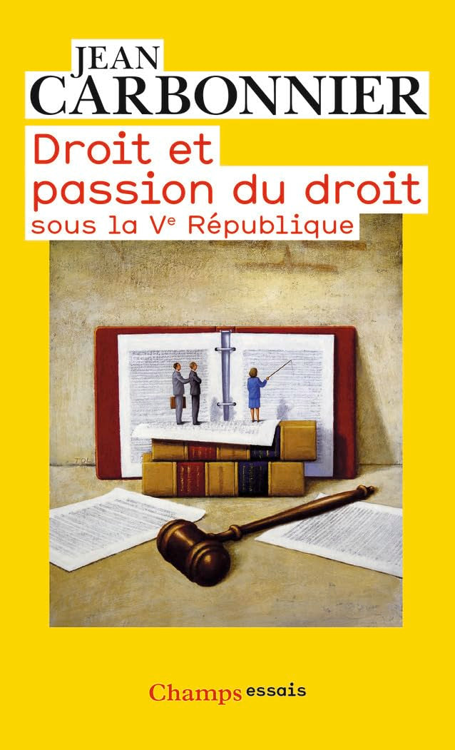 Droit et passion du droit sous la Ve République book