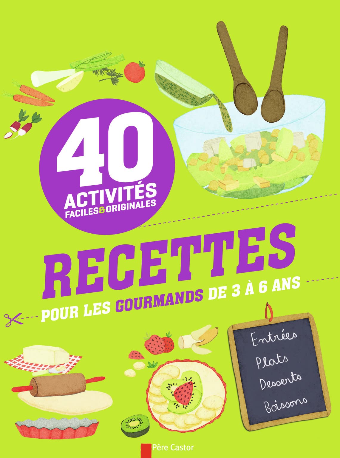 Recettes pour les gourmands de 3 à 6 ans: 40 activités faciles et originales Tiptoi & Games