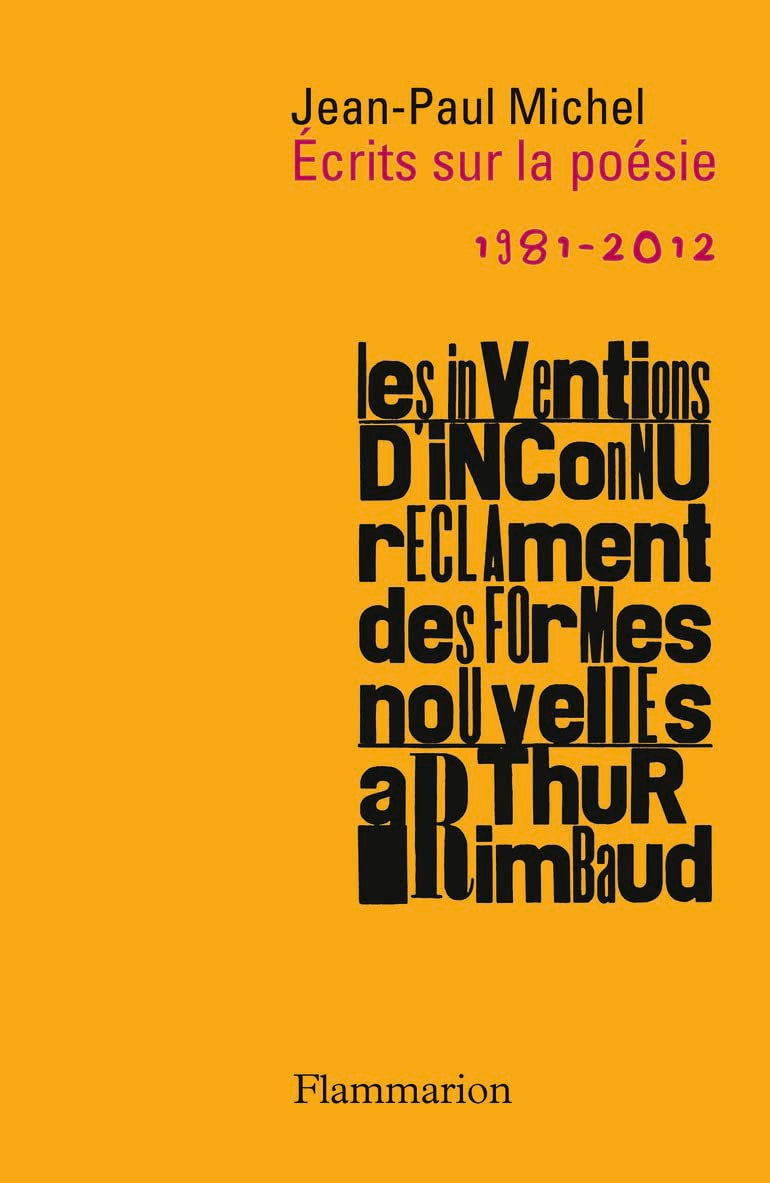 Écrits sur la poésie (1981-2012) book