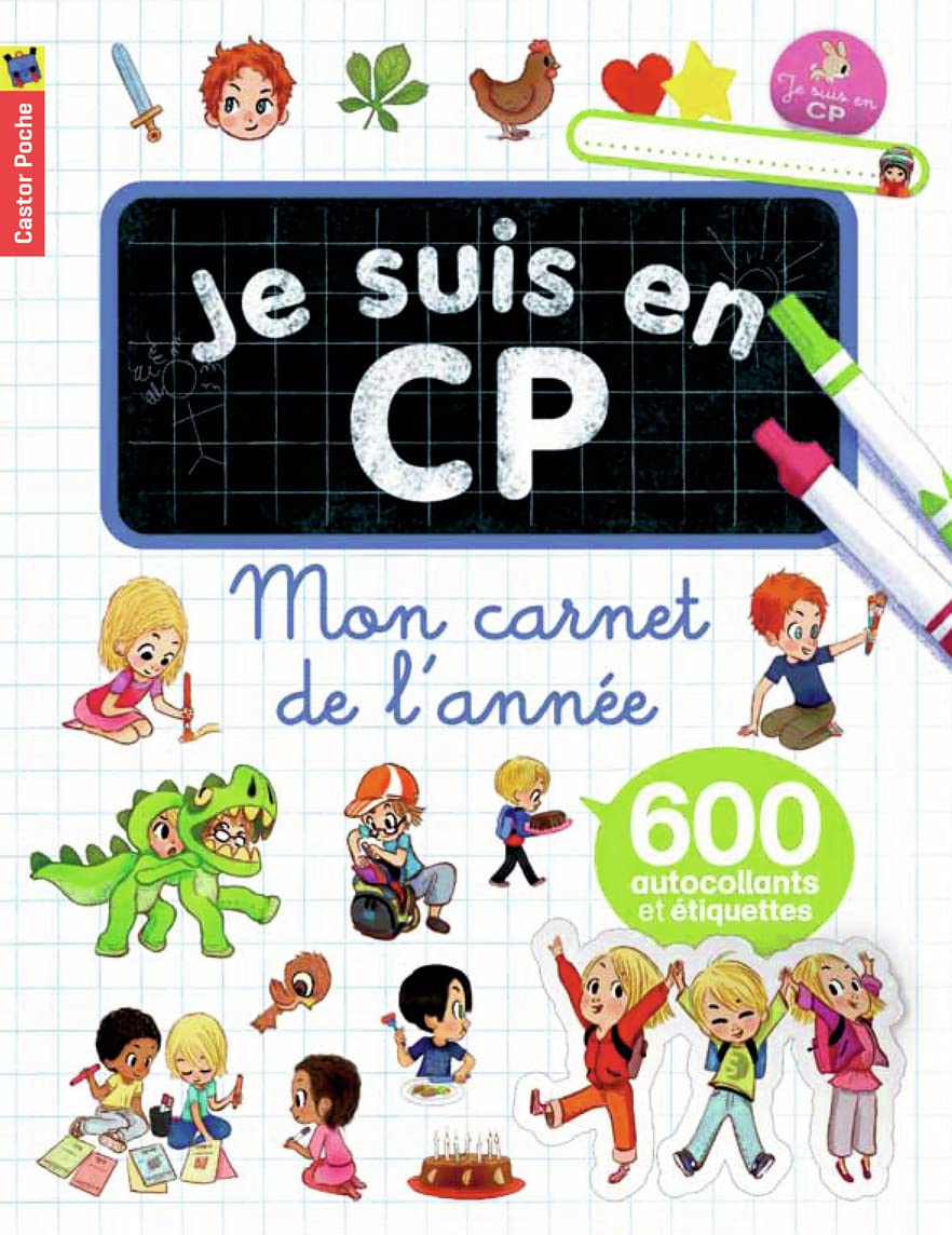 Mon carnet de l'année: 600 AUTOCOLLANTS ET ETIQUETTES book