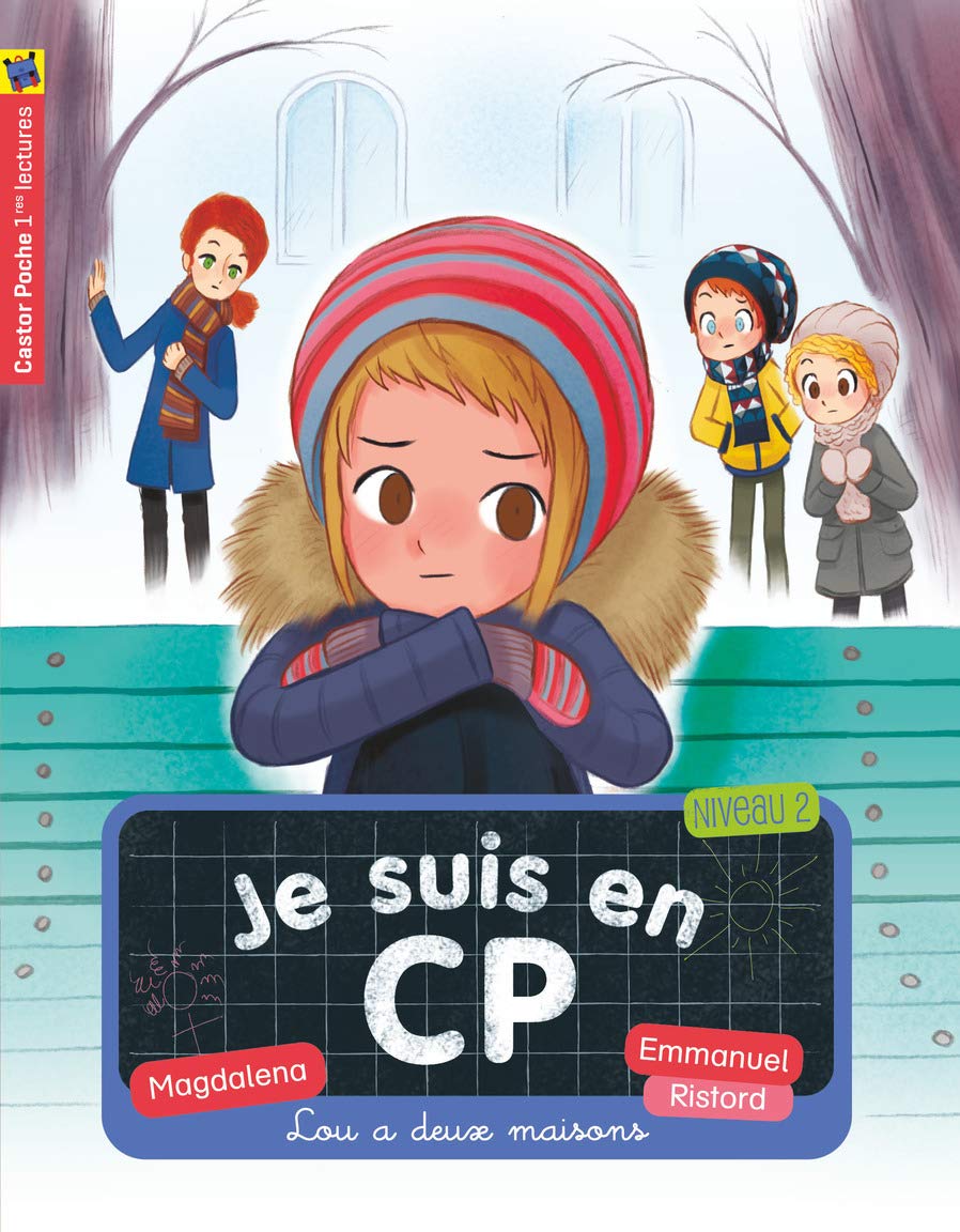 Castor Poche Premieres lectures: Je suis en CP/Lou a deux maisons Contemporary literature
