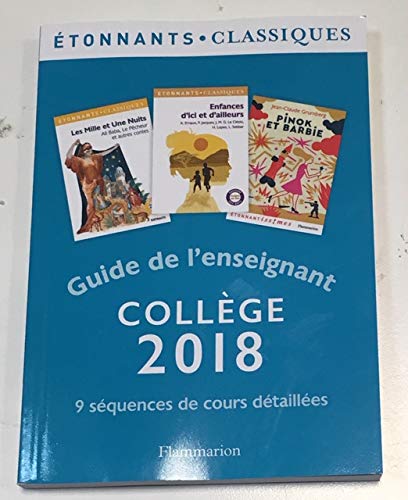guide de l'enseignant ec college 2018 (PUBLICITE LITTERATURE) Books