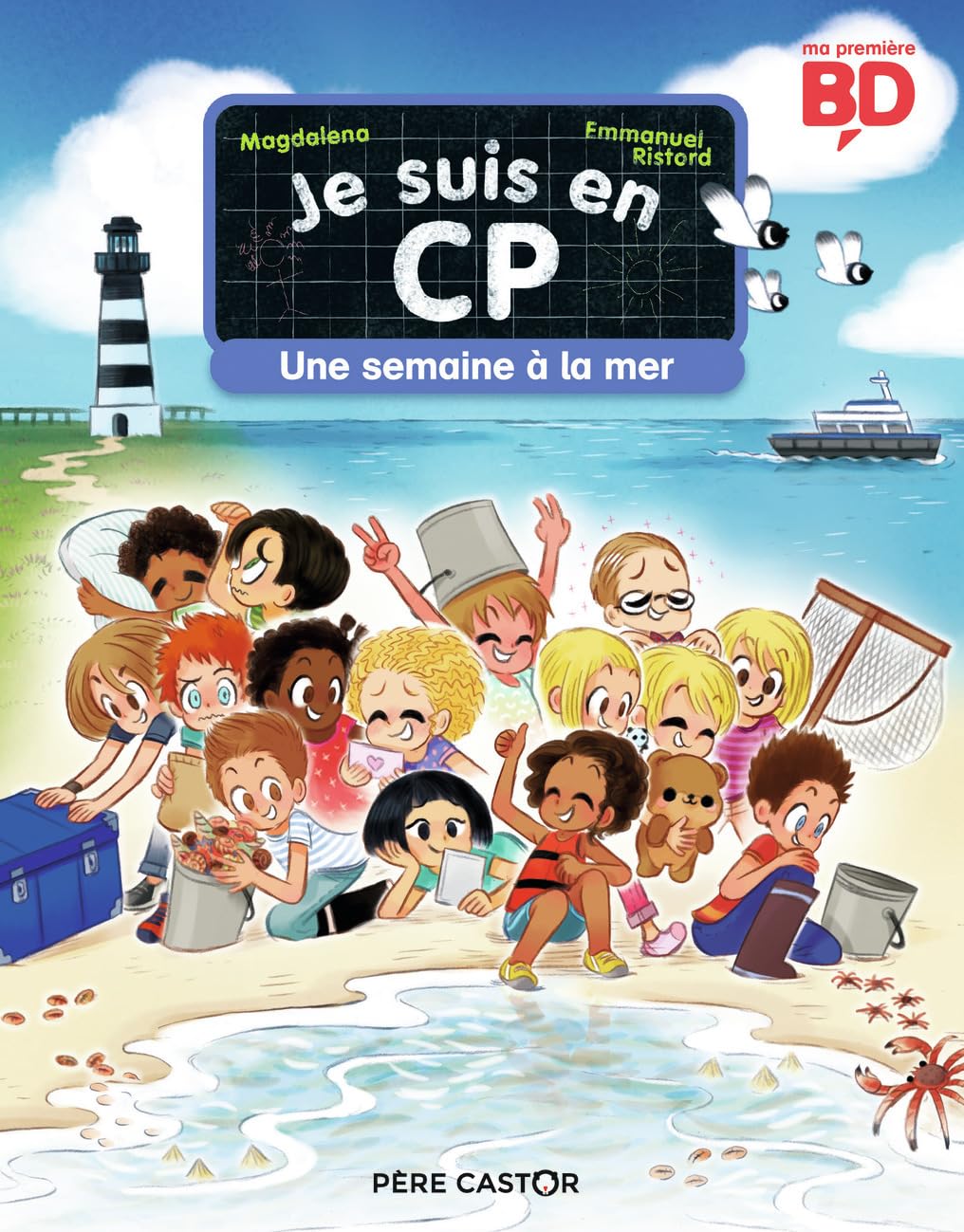 Je suis en CP - Une semaine à la mer - Ma première BD book