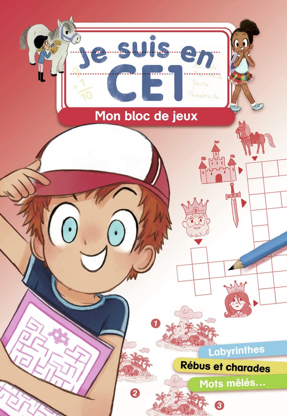 Je suis en CE1 - Mon bloc de jeux book