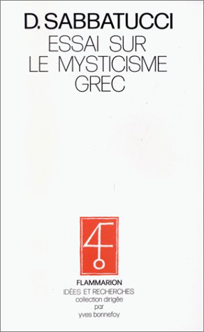 Essai sur le mysticisme grec book