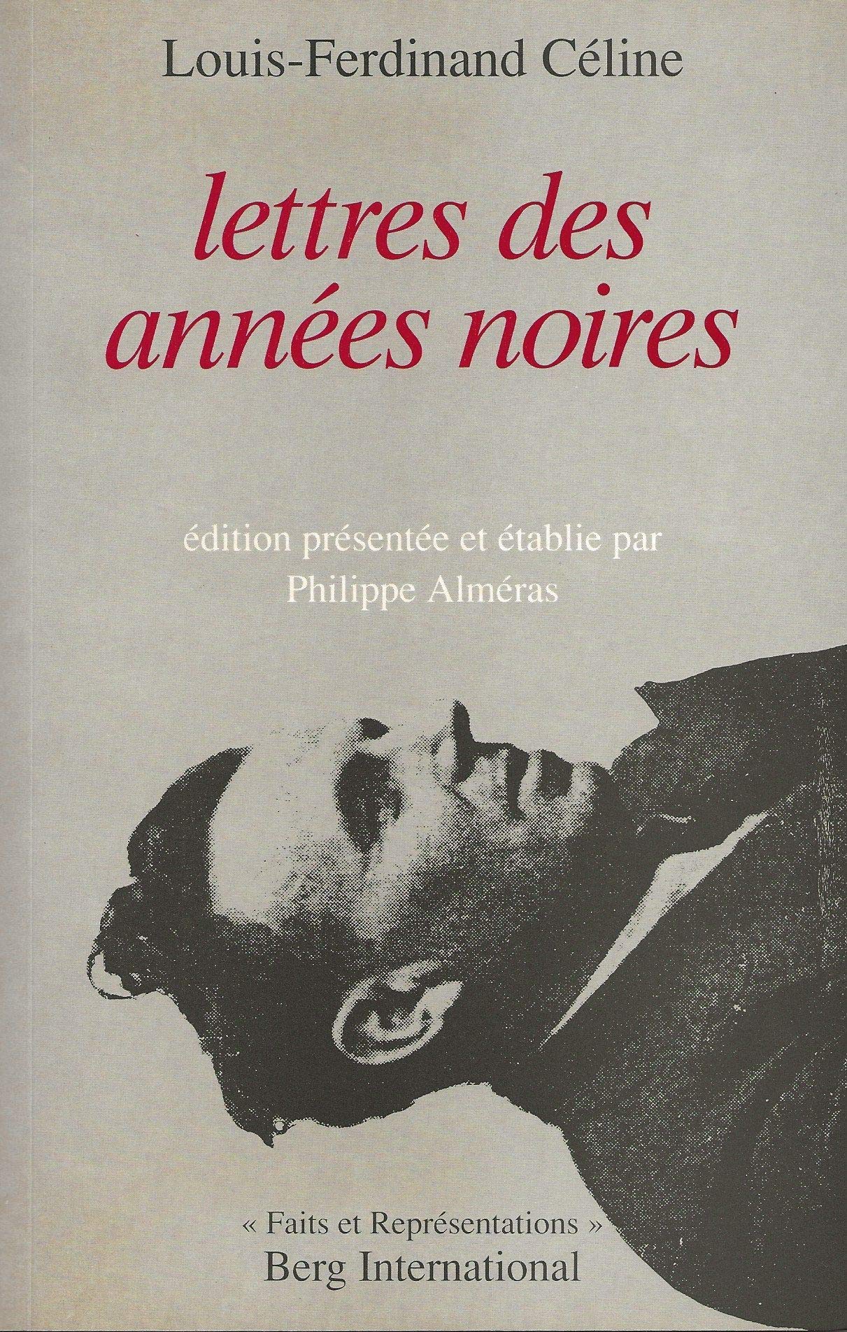 Lettres des années noires. Edition présentée et établie par Philippe Almeras. book
