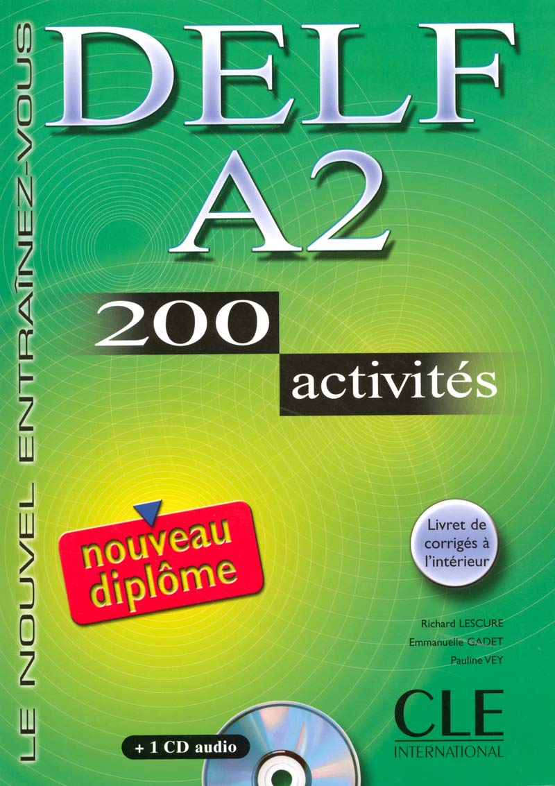 Delf A2 : 200 activités (1CD audio): Nouveau DELF A2 - 200 Activites - livre & CD-audio Social Sciences