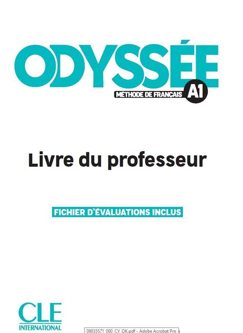 Odyssée - Niveau A1 - Guide pédagogique book