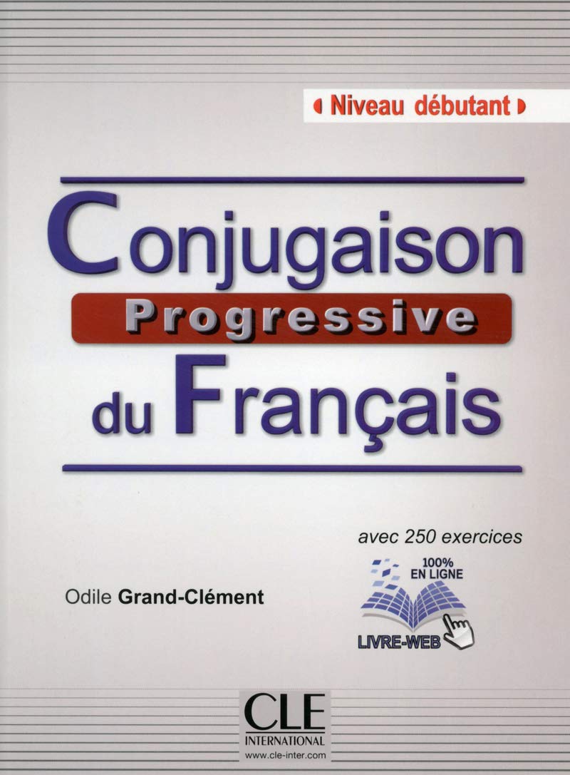 Conjugaison progressive du francais - Niveau débutant - Livre + CD + livre-web book