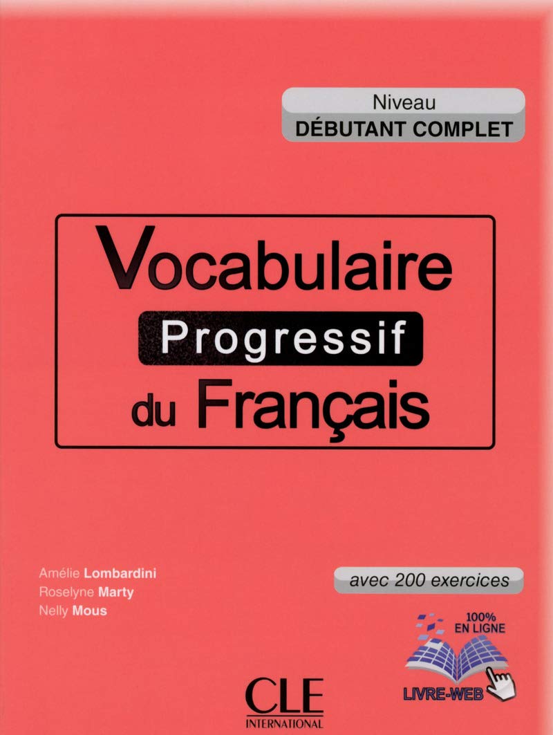 Vocabulaire progressif du français - Niveau débutant complet - Livre + CD + Livre-web book