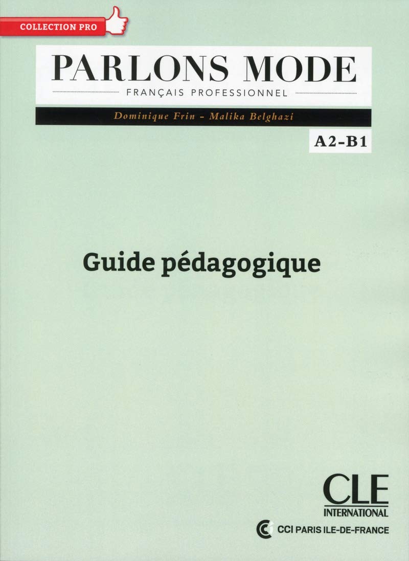 Parlons mode - Niveaux A2/B1 - Guide pédagogique book
