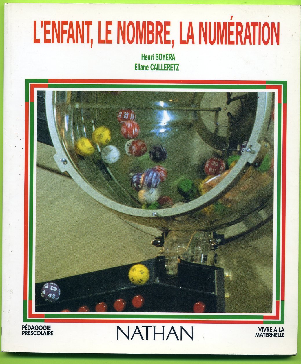 L'Enfant, le nombre, la numération book