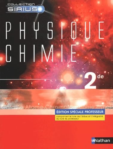 Physique-Chimie 2e: Edition spéciale professeur book