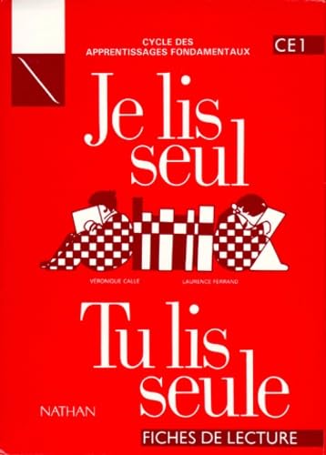 JE LIS SEUL TU LIS SEULE CE1.: Fiches de lecture Books