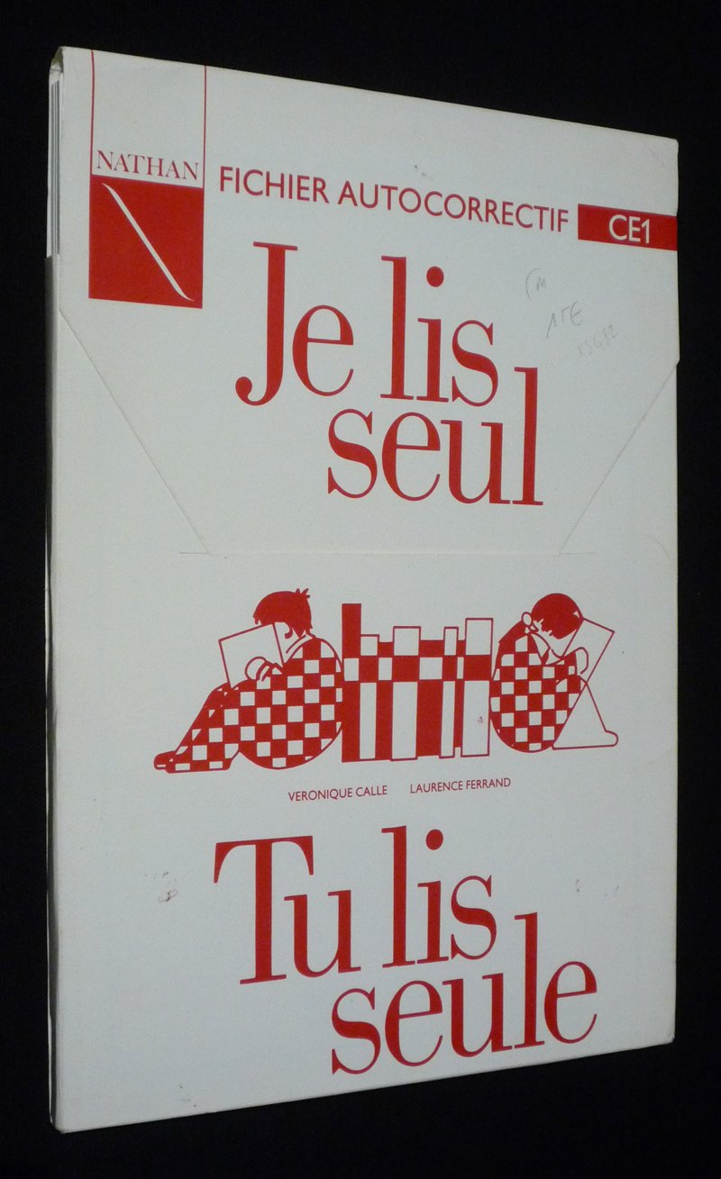 Je lis seul, tu lis seule, CE1. Fichier autocorrectif book