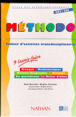Méthodo CE2 CM : fichier d'activités transdisciplinaires : mathématiques, français, histoire-géographie, sciences et technologie, vie quotidienne, le métier d'élève Books