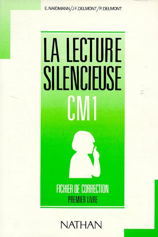 Lecture silencieuse et active, CM1, 1er livre, fichier autocorrectif book