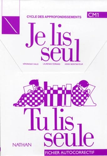 Je lis seul, tu lis seule. CM1, fichier autocorrectif book