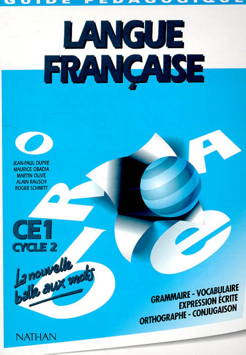 Nouvelle balle aux mots, CE1, maître book