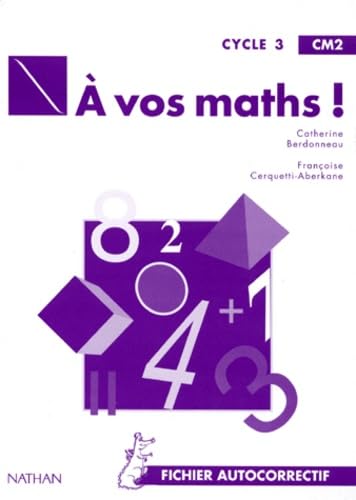 A vos maths, CM2, fichier autocorrectif book