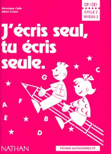 J'Ecris Seul, Tu Ecris Seule Cp/Ce1. Fichier Autocorrectif Books