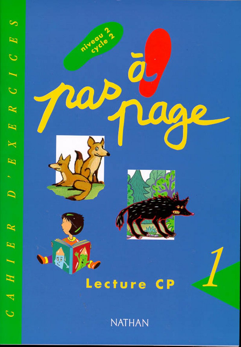 Pas à page, lecture CP, niveau 2, cycle 2. Cahier d'exercices, numéro 1 book