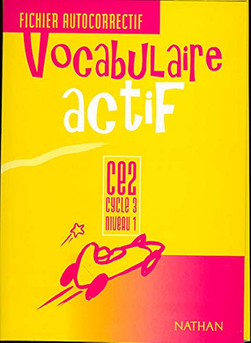Vocabulaire actif, CE2: Cycle 3, niveau 1, fichier autocorrectif Books