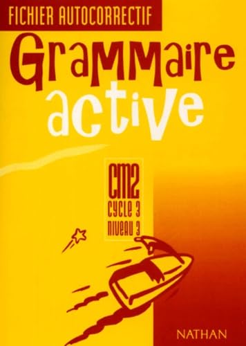 GRAMMAIRE ACTIVITE CM1 CYCLE 3 NIVEAU 3 FICHIER AUTOCORRECTIF Education & Training