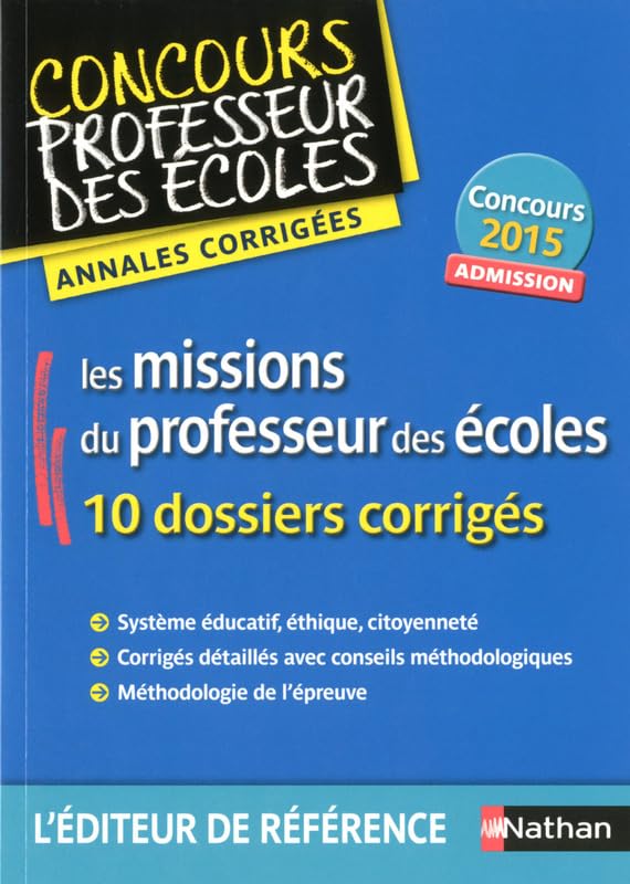 Annales CRPE 2015 : Les missions du professeur des écoles book