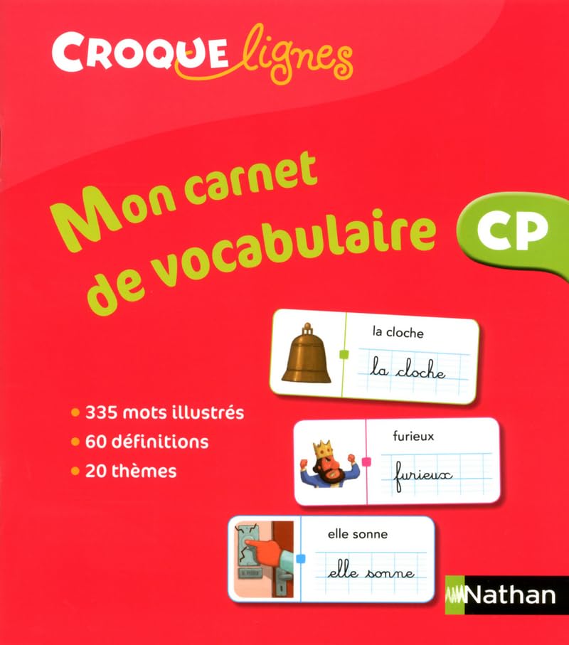Croque lignes CP - Mon carnet de vocabulaire Education & Training