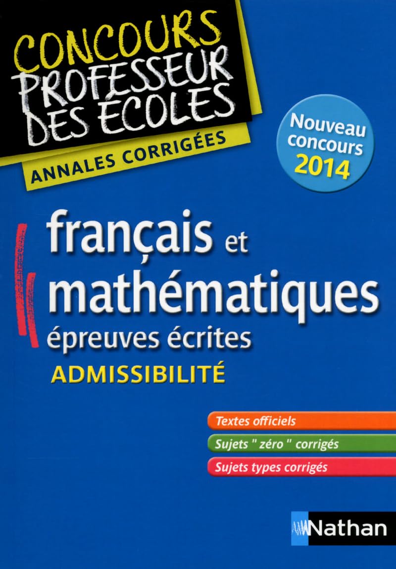 Annales CRPE 2014 : Admissibilité Français & Mathématiques book