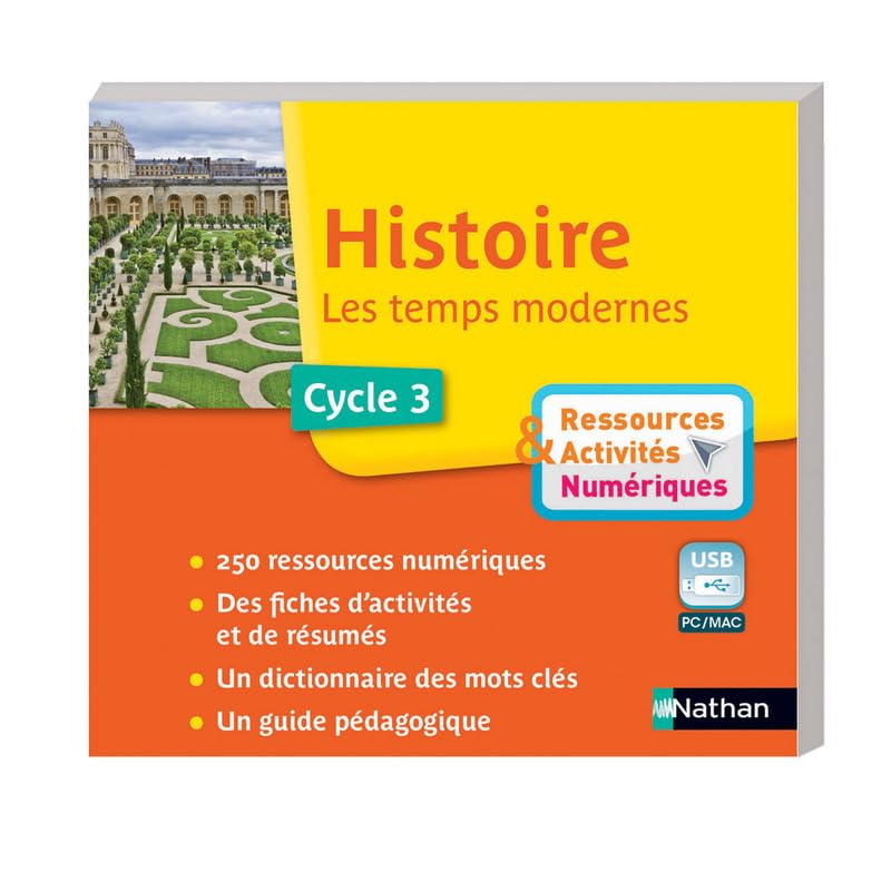 Les Temps modernes Cycle 3 - Ressoureces et activités - clé USB Books